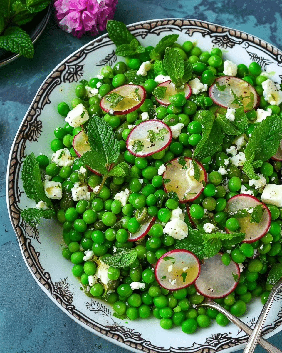 Pea Salad with Feta and Mint