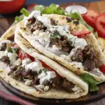 Beefy Greek Pita Folds
