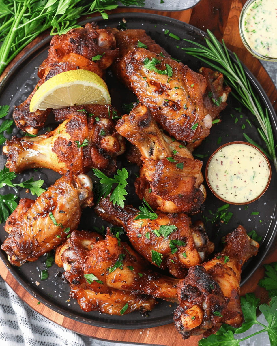 Dry Rubbed Chicken Wings