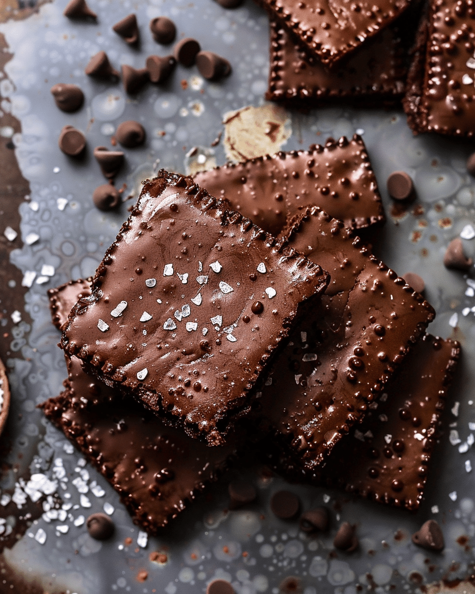 Homemade Chocolate Fudge Poptart
