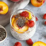 Peach Chia Pudding