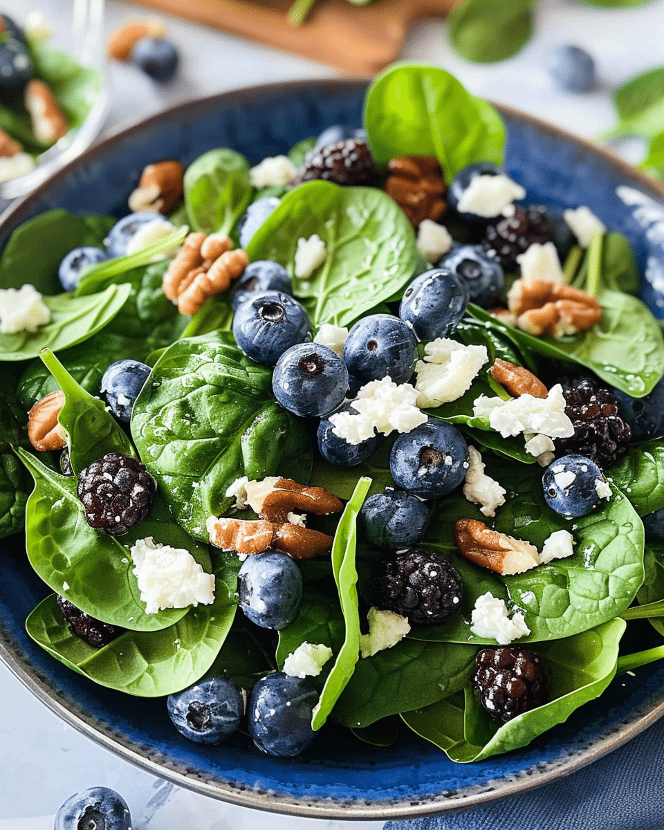 Spinach Blueberry Salad