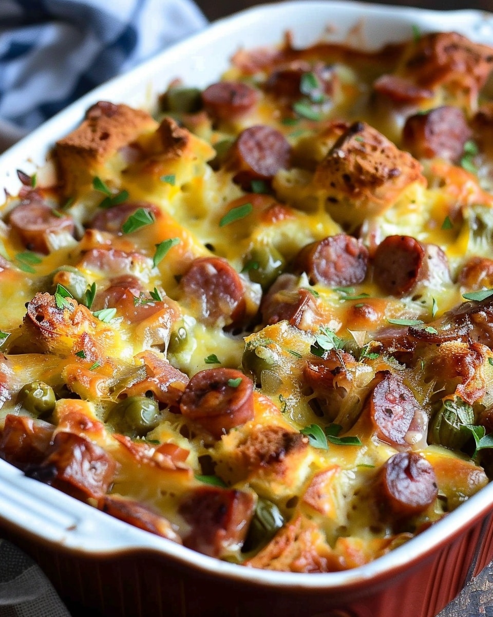 Smoked Sausage Strata