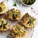 Cheese and Pesto Fantails