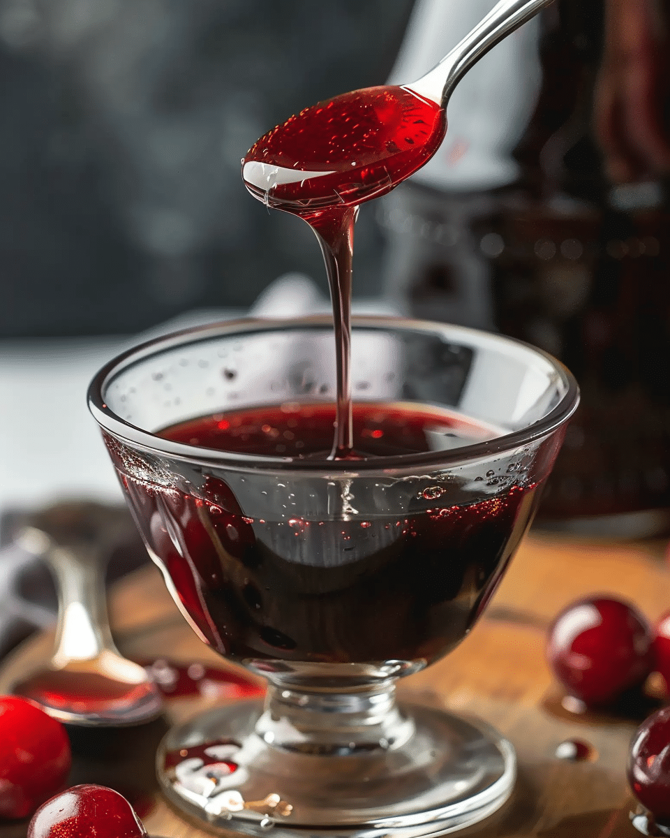 Easy Cherry Syrup