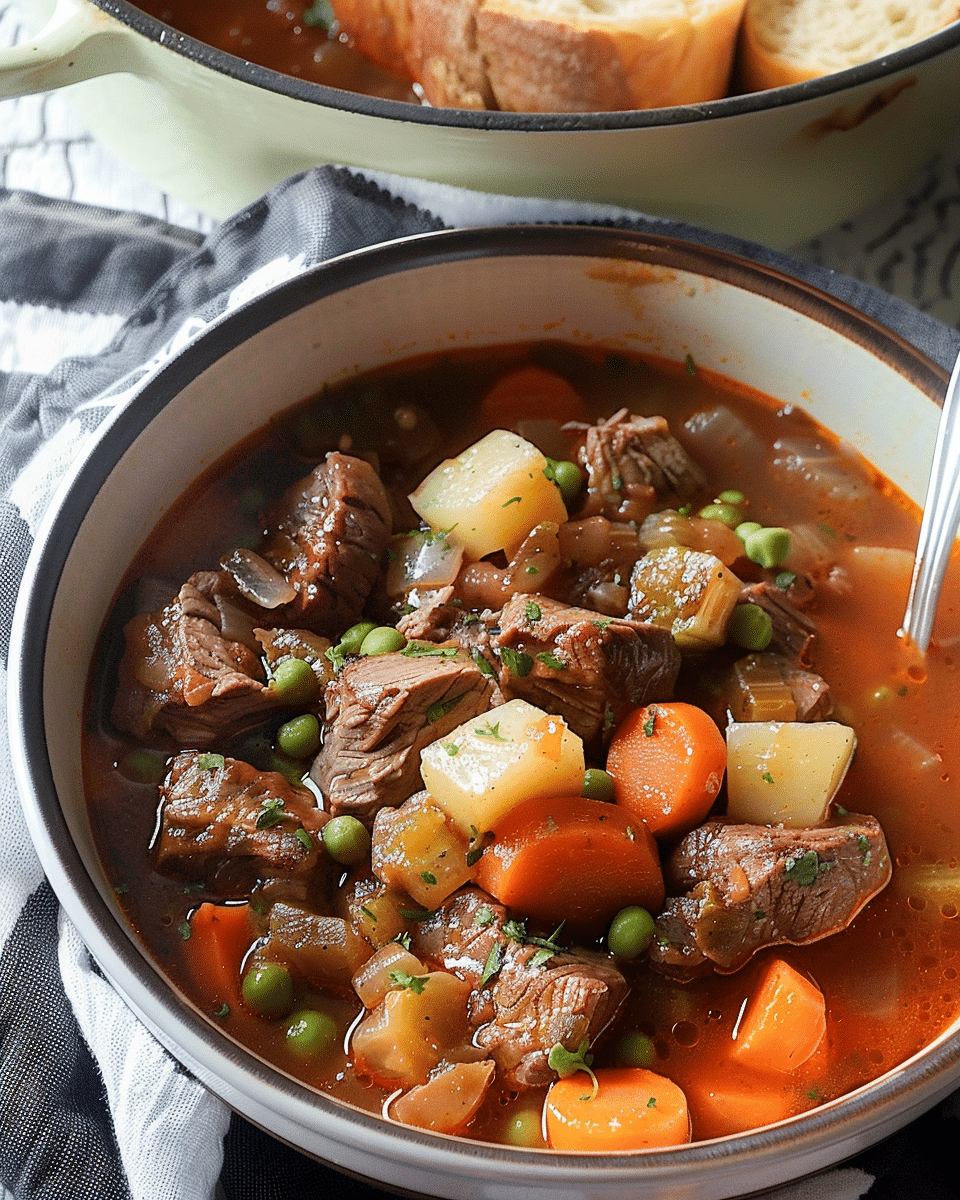Leftover Roast Beef Stew