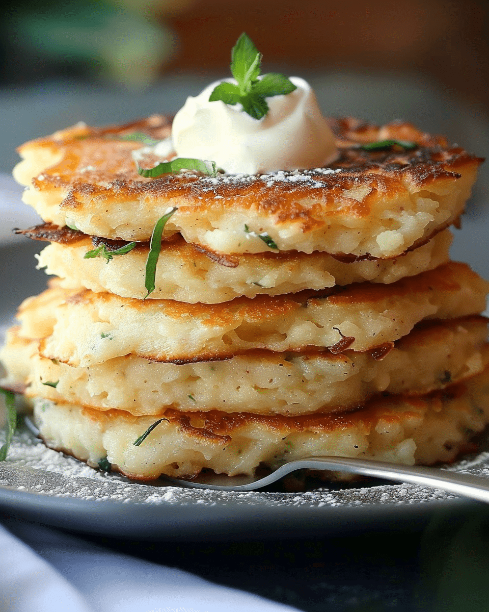 Leftover Mashed Potato Pancakes