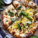 3 Cheese Lemon Basil Pizza