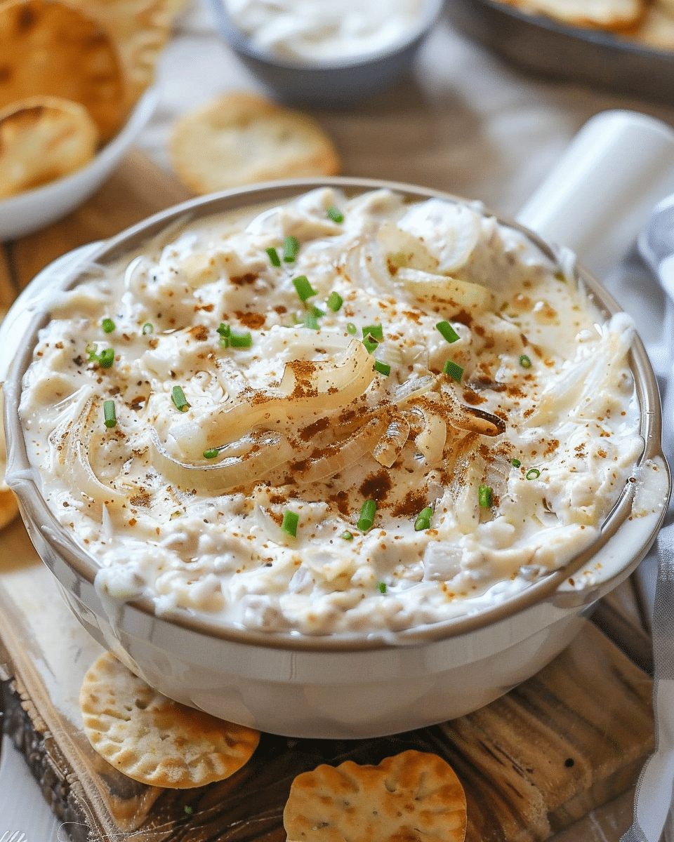 Crockpot Onion Dip