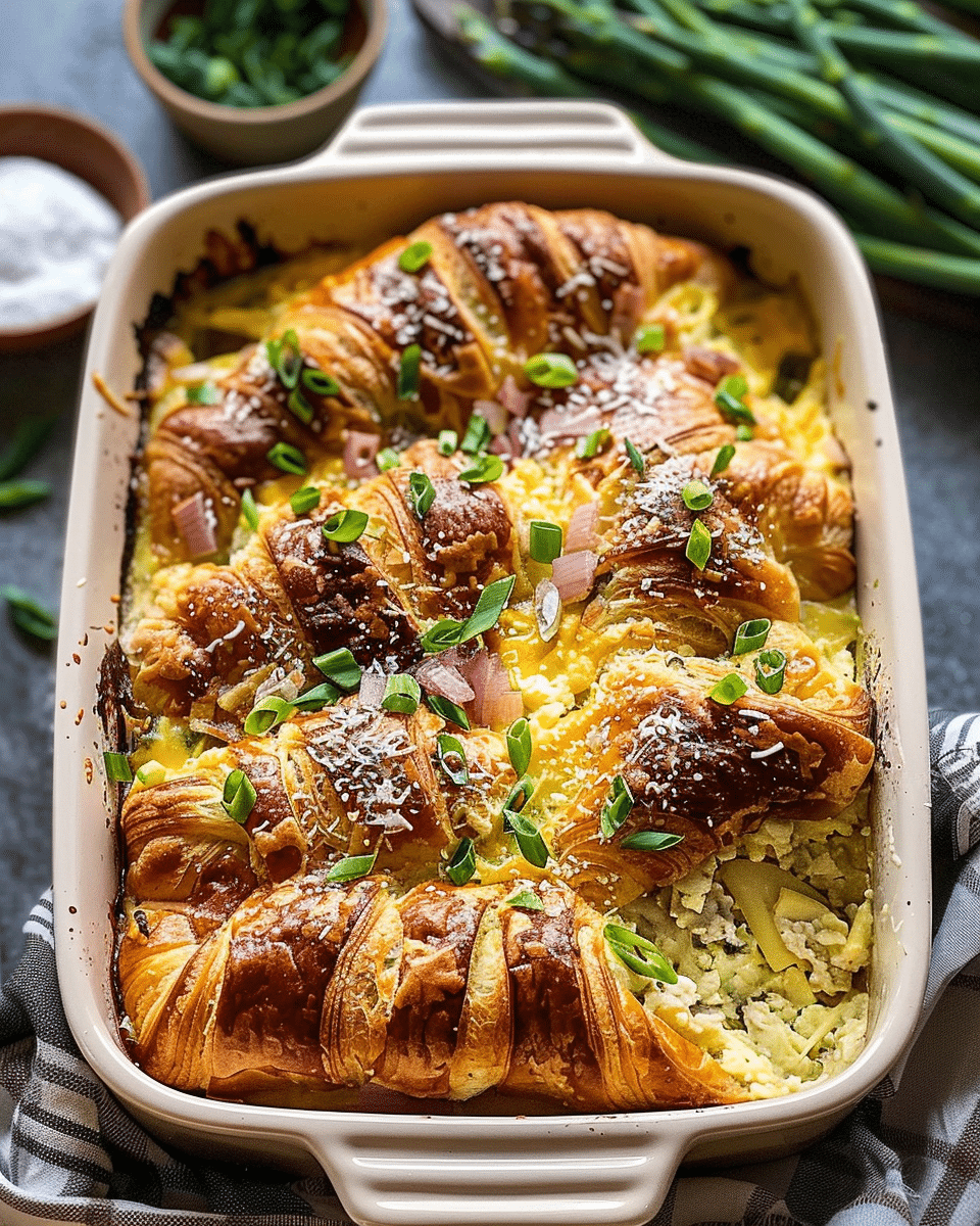 Croissant Breakfast Casserole Recipe