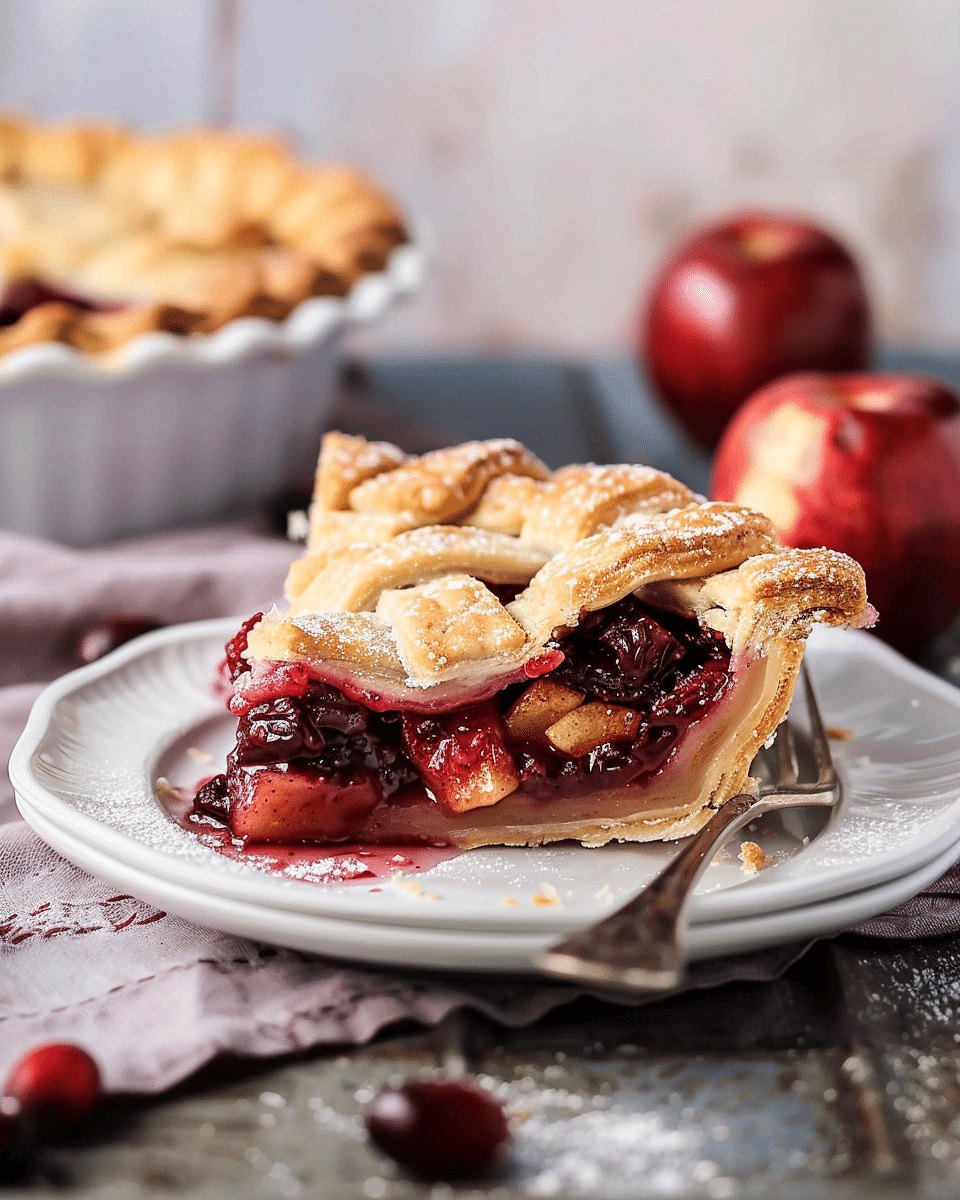 Apple Cranberry Pie