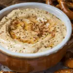 Rich And Creamy Pretzel Cheese Dip