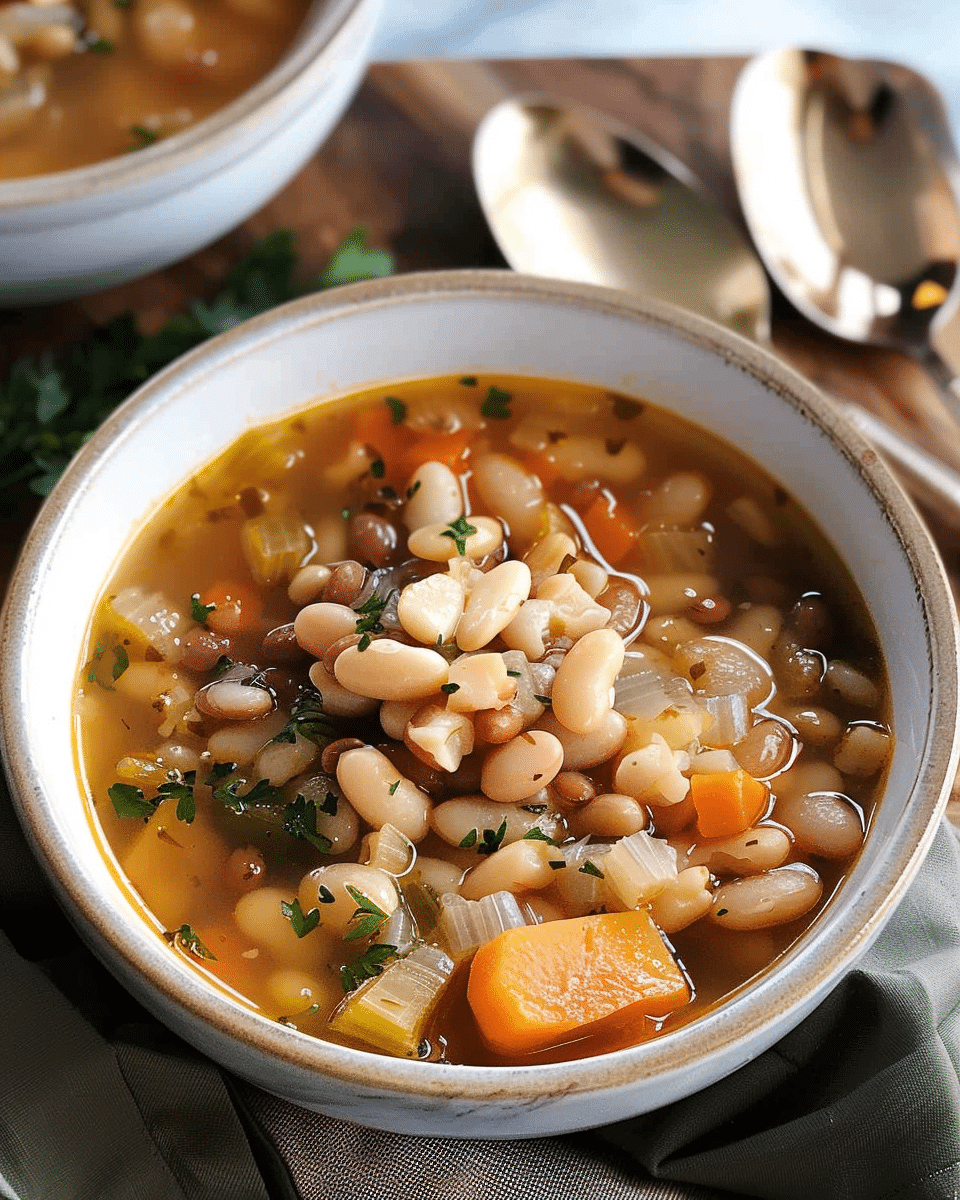 Slow Cooker Navy Bean Soup