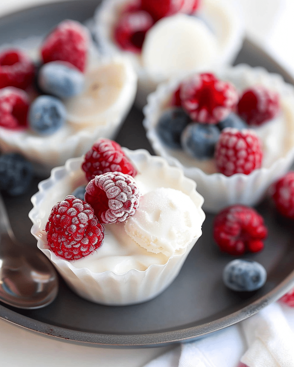 Frozen Yogurt Cups