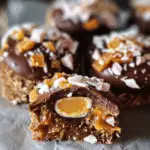 Mini Egg and Caramel Fifteens