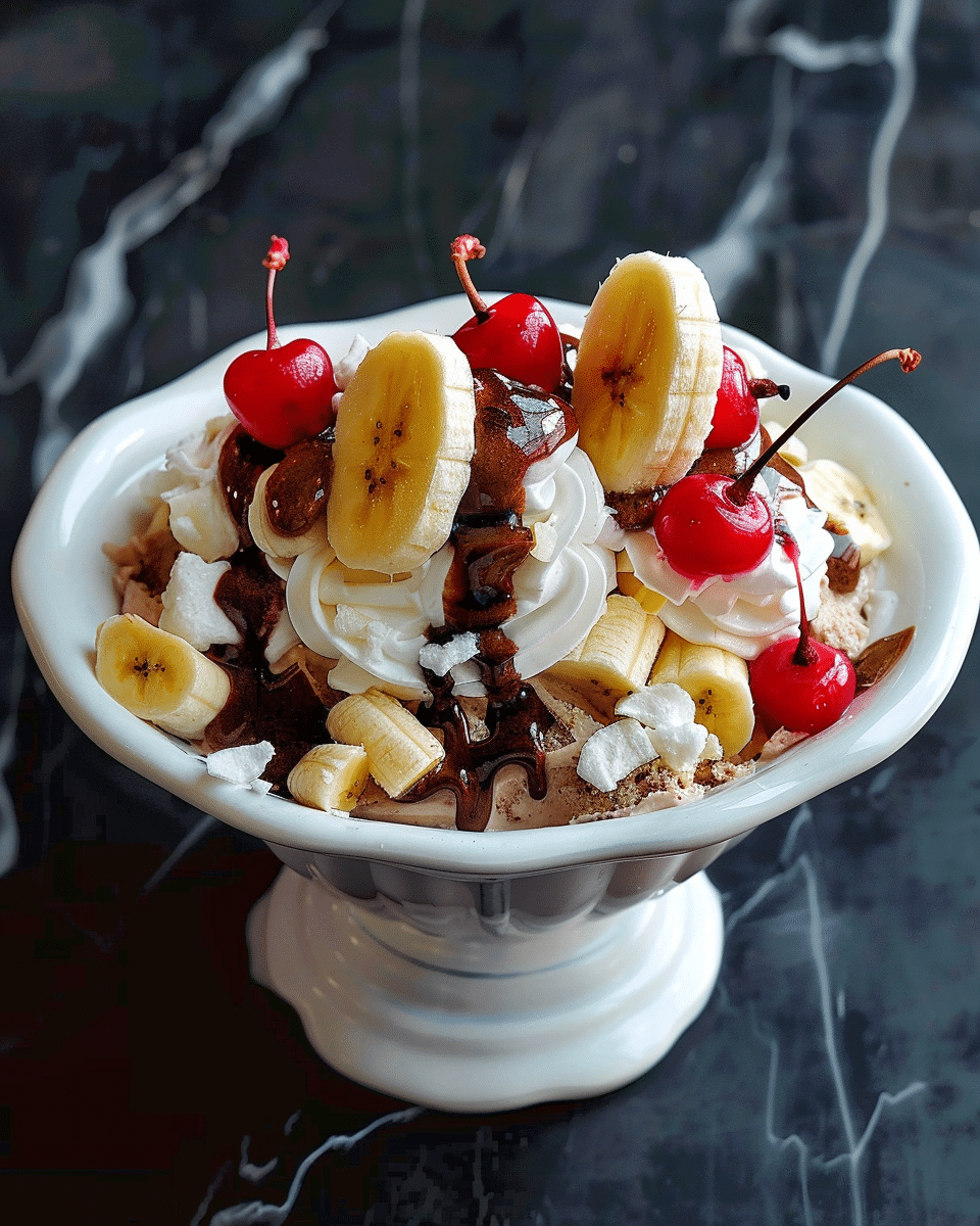 Banana Split Sundae