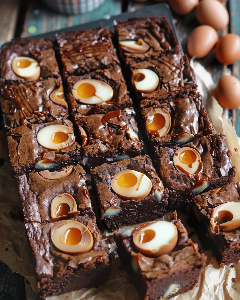 Creme Egg Brownies