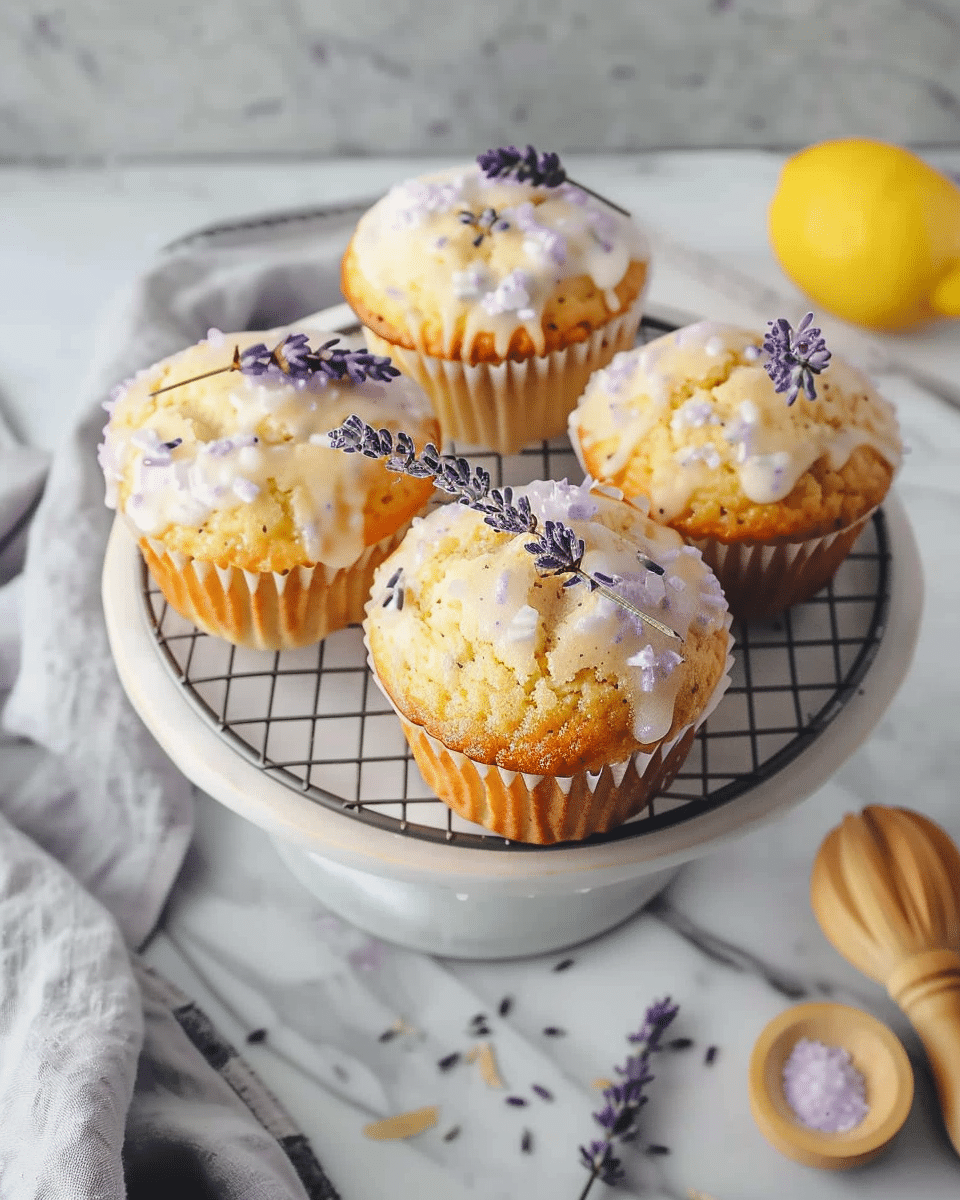 Lemon Lavender Muffins