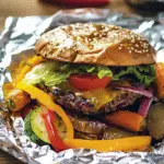 Burger and Veggie Foil Packs