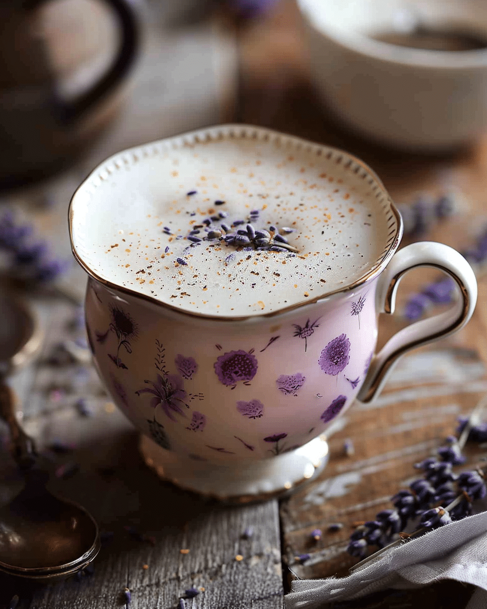Lavender Tea Latte