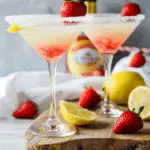 Strawberry Lemon Drop Martini