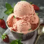 Strawberry Rhubarb Ice Cream