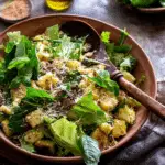 Lemon Parmesan Sesame Salad