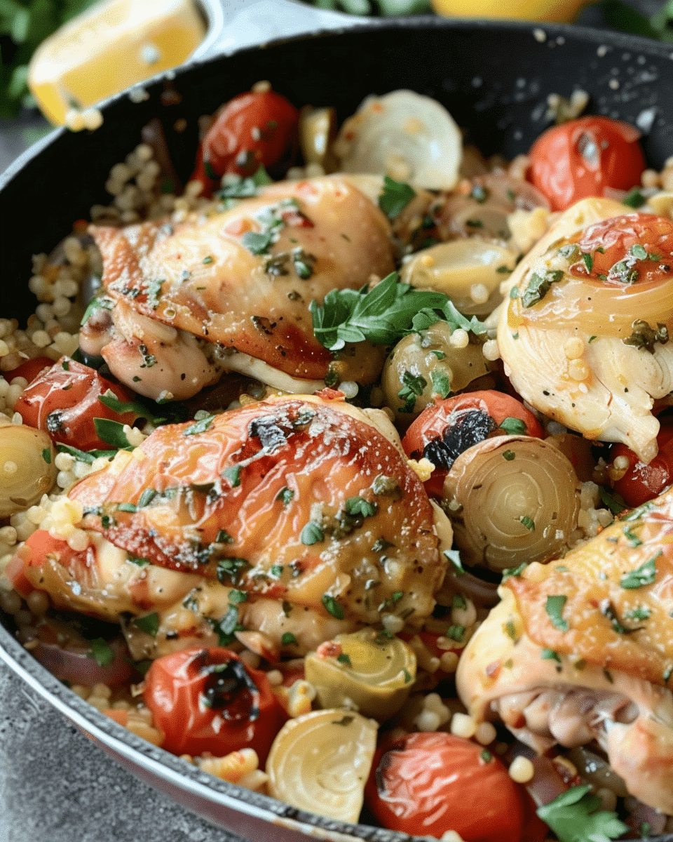 Mediterranean Chicken Thighs