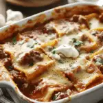 Microwave Ravioli Casserole