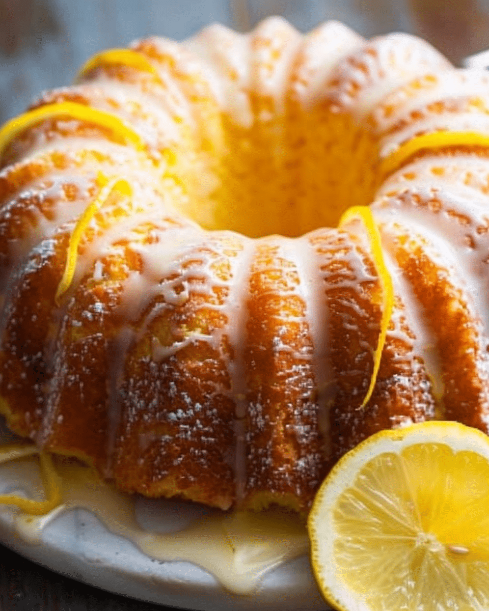 Super Moist Lemon Bundt Cake