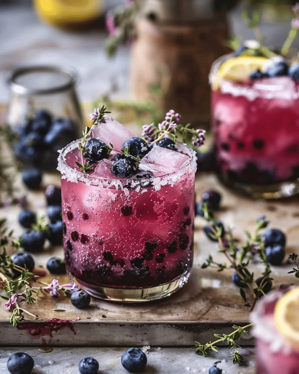 Blueberry Lemon Thyme Smash
