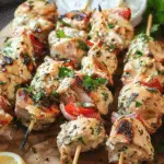 Chicken Gyro Skewers