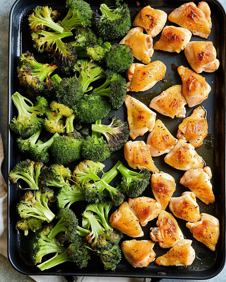 Sheet Pan Chicken & Broccoli