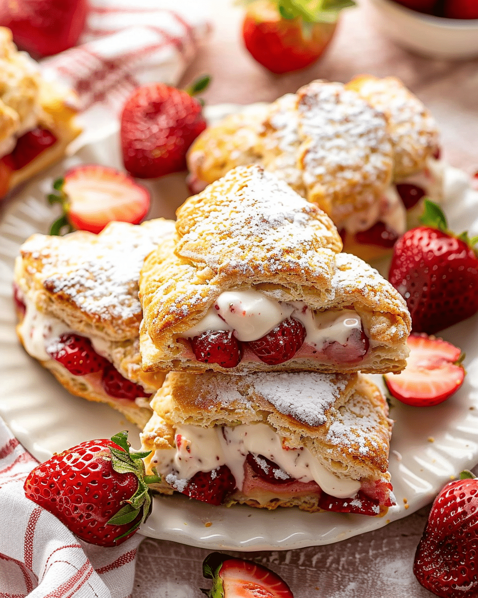 Strawberry Scones