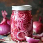 Sweet and Spicy Pickled Onions