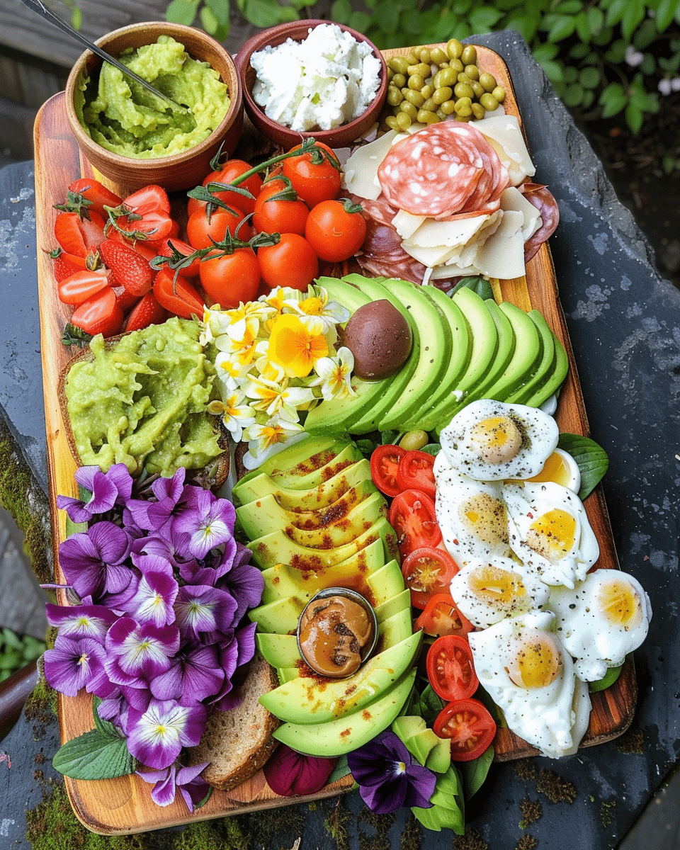 Avocado Toast Charcuterie Board