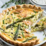 Asparagus and Salmon Quiche