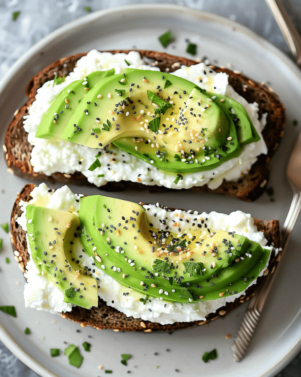 Cream Cheese Avocado Toast