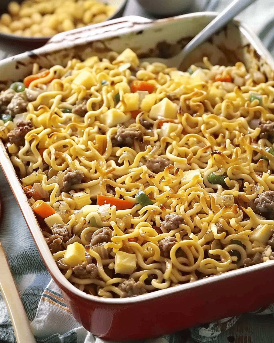 Easy Chow Mein Casserole