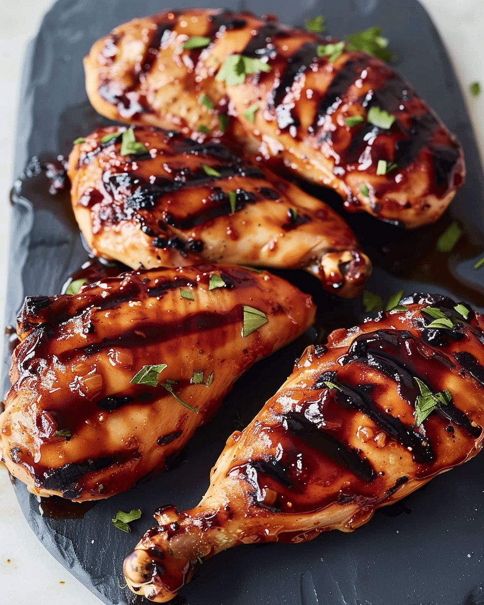 Grilled BBQ Chicken Breasts