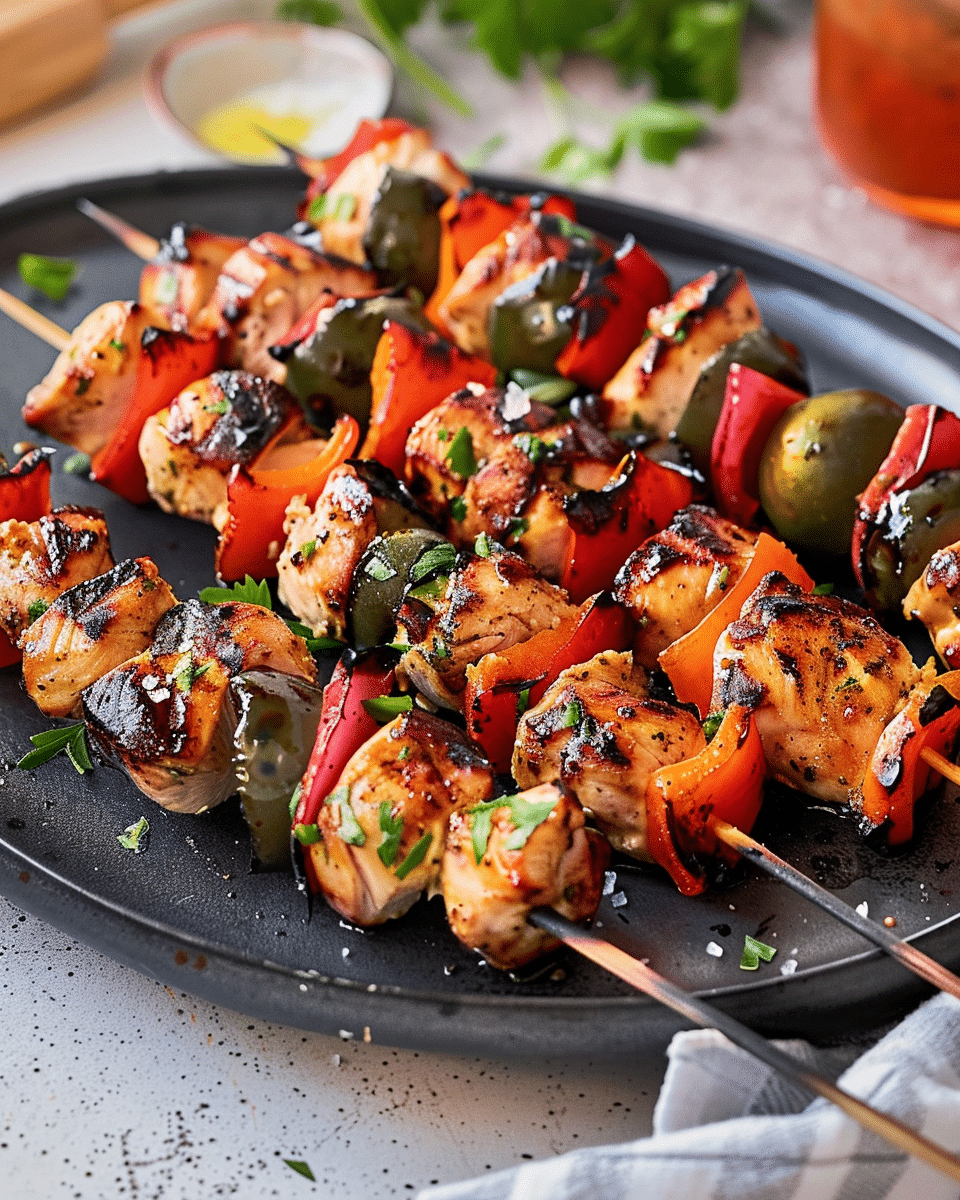 Grilled Chicken Kabobs