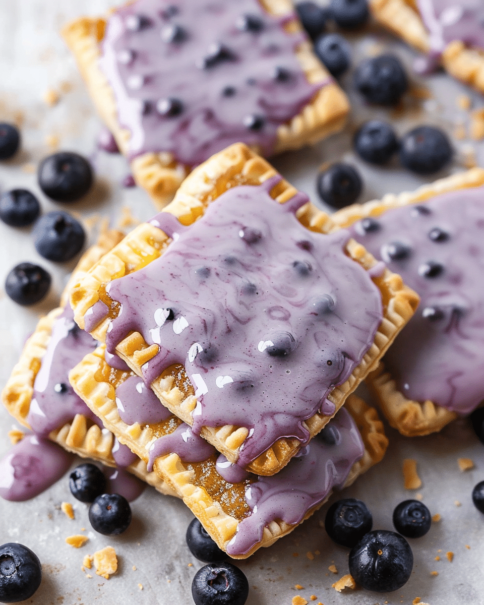 Homemade Blueberry Pop Tarts