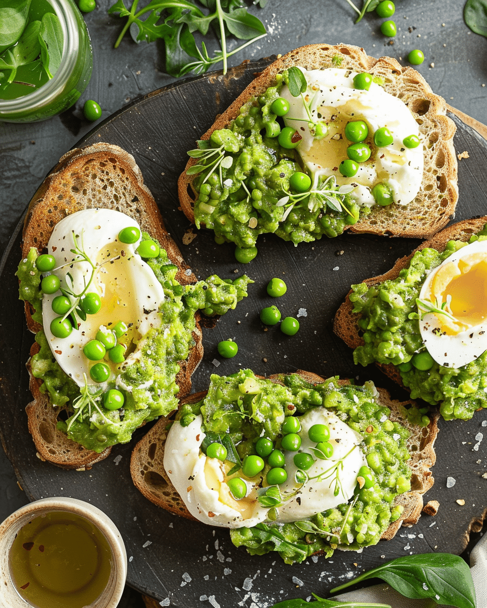 Smashed Peas on Toast