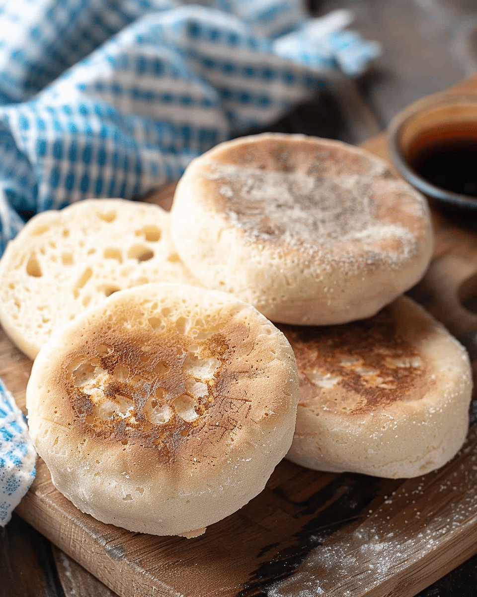 Sourdough English Muffins