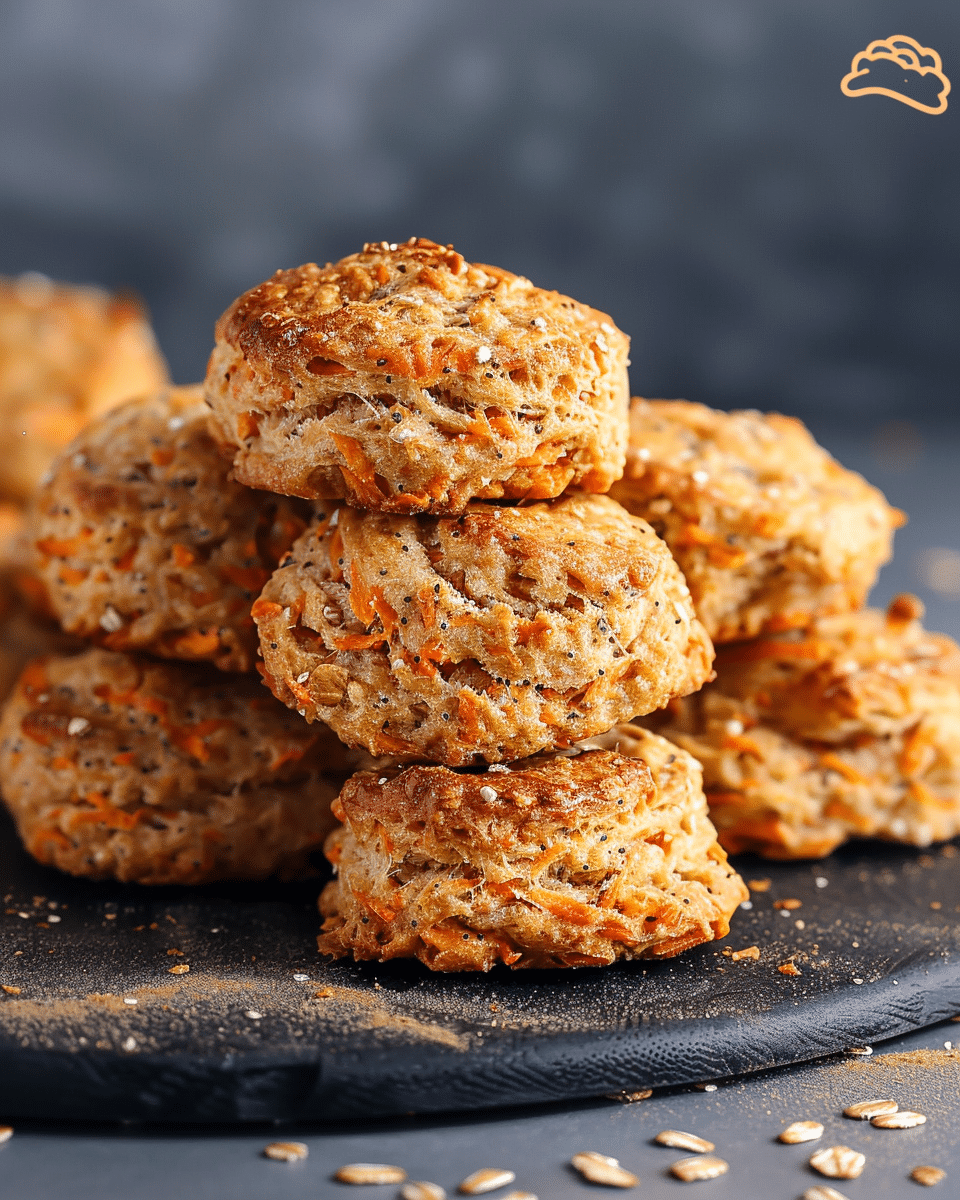 Whole Wheat Carrot Biscuits