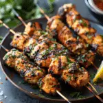 Grilled Habanero Marinated Chicken Skewers