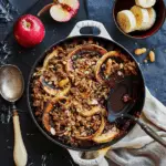 Banana, Peanut and Chocolate Crumble