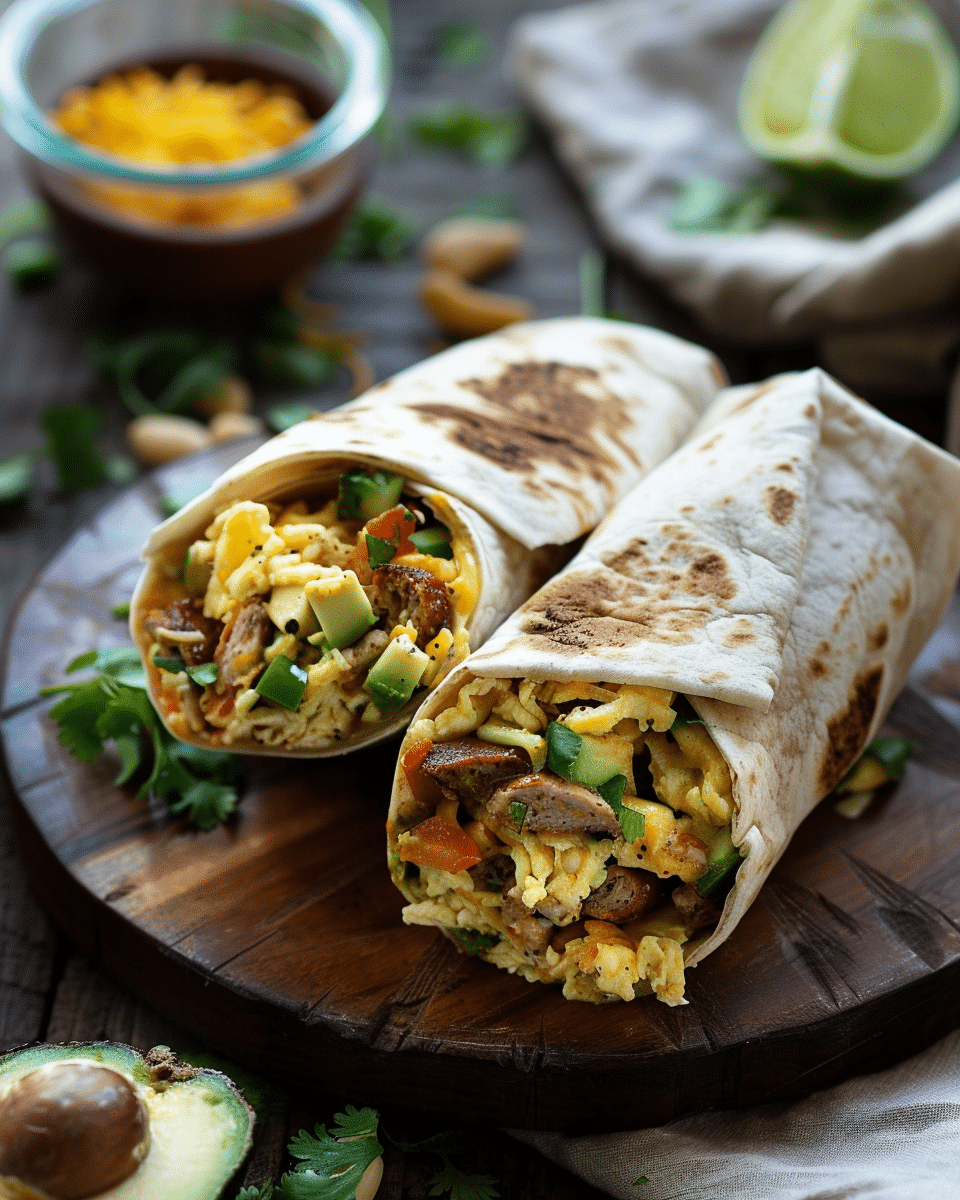 Camping Breakfast Burritos