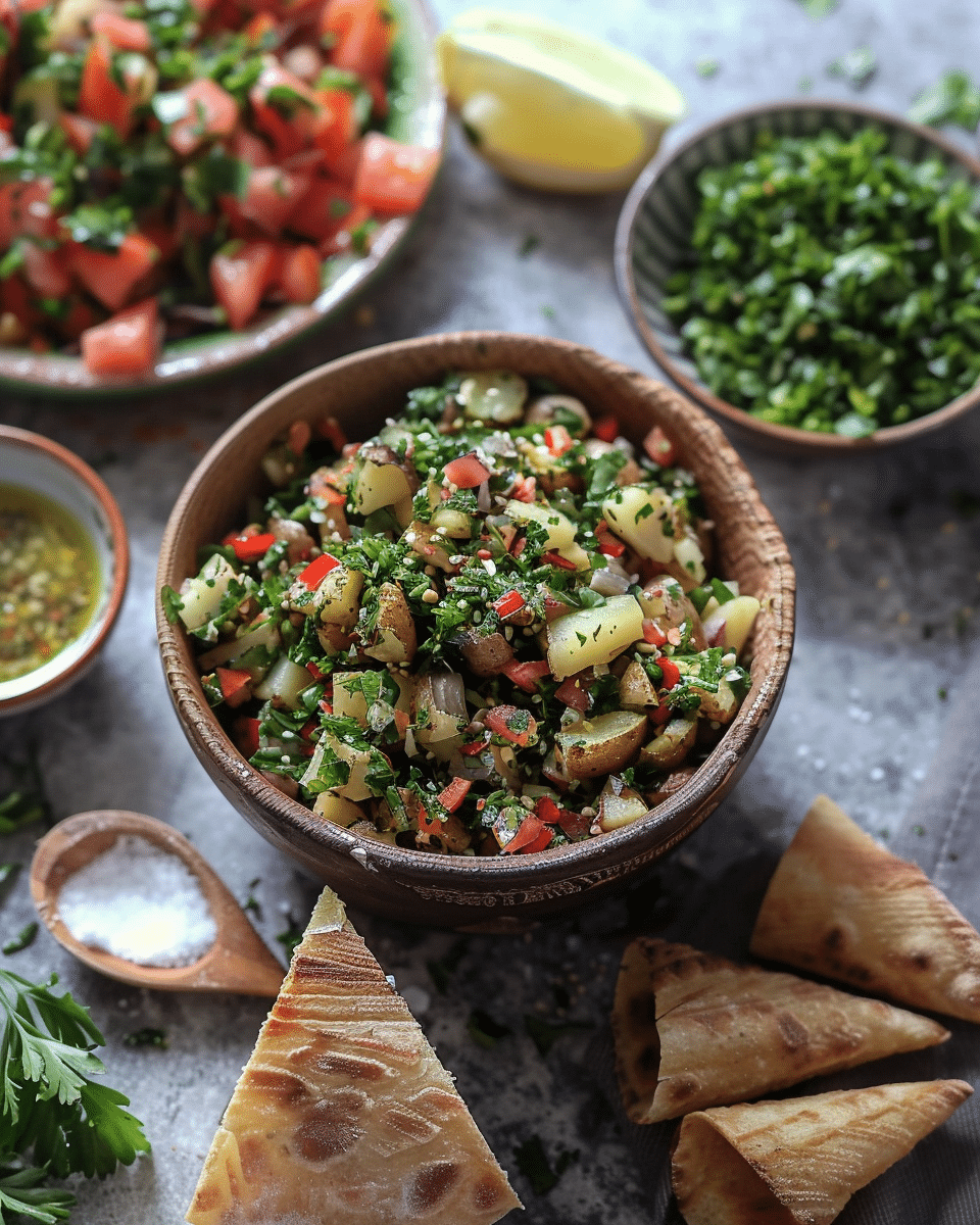 Lebanese Spicy Potatoes