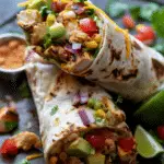 Rotisserie Chicken Burritos